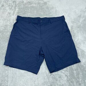 Greg Norman Mens Navy Golf Shorts Size 40 Nylon Spandex Blend a0971